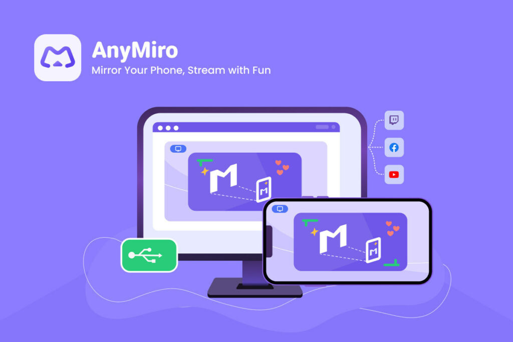 „AnyMiro“ apžvalga: geriausia ekrano veidrodžio programa, skirta „Android“ ir „iOS“.