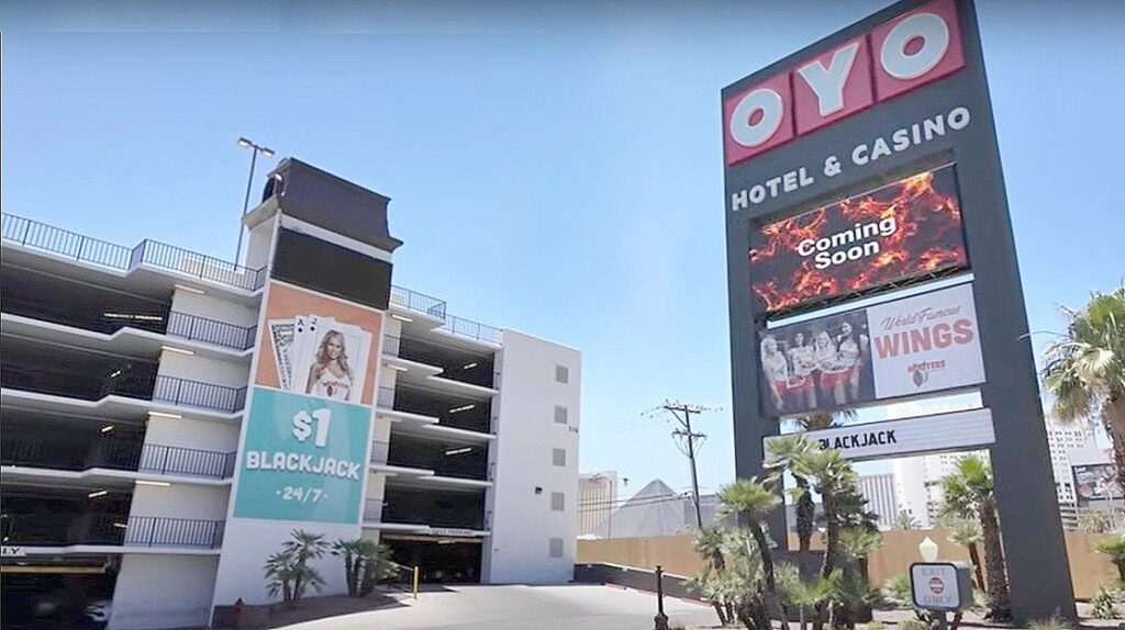 „Oyo“ tapo naujausiu Las Vegaso kazino, apmokestinamu už automobilių stovėjimą