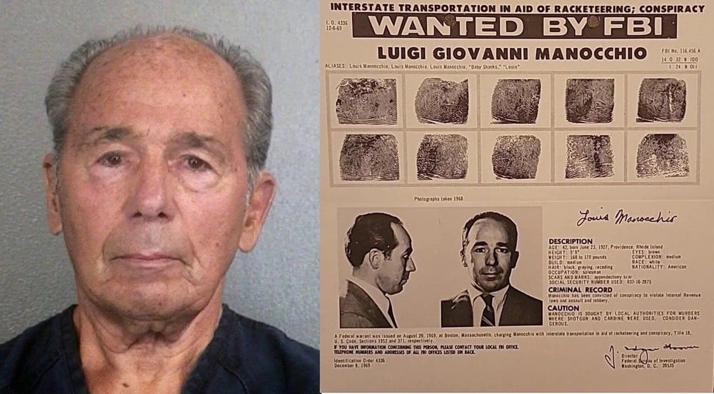 Naujosios Anglijos mafijos bosas Luigi „Baby Shacks“ Manocchio mirė, 97