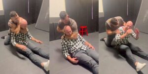 TEXAS CHOKEHOLD 'EM: UFC kovotojas užmigdė vyrą, kad padengtų pokerio