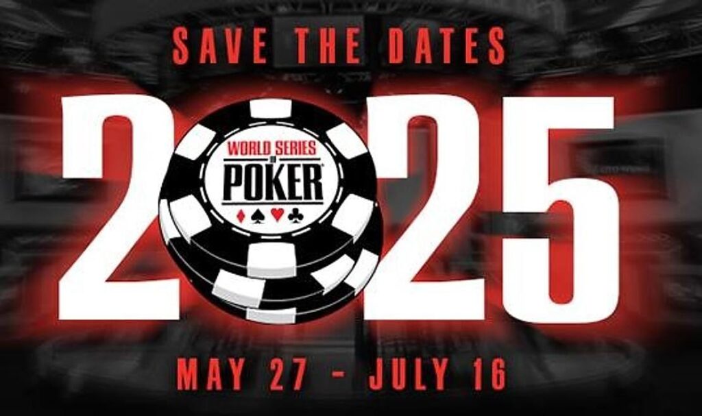 WSOP nustato 2025 m. sugrįžimo į Las Vegasą datas
