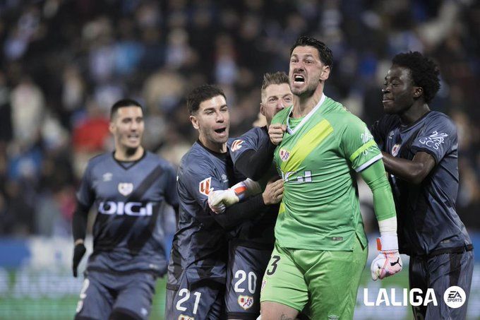Rayo Vallecano herojiškas vartininkų rinkimas užtikrina pergalę