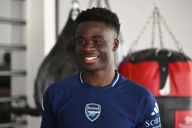 „Bukayo Saka“ arsenalo pranešimas: „Leicester“ pergalė